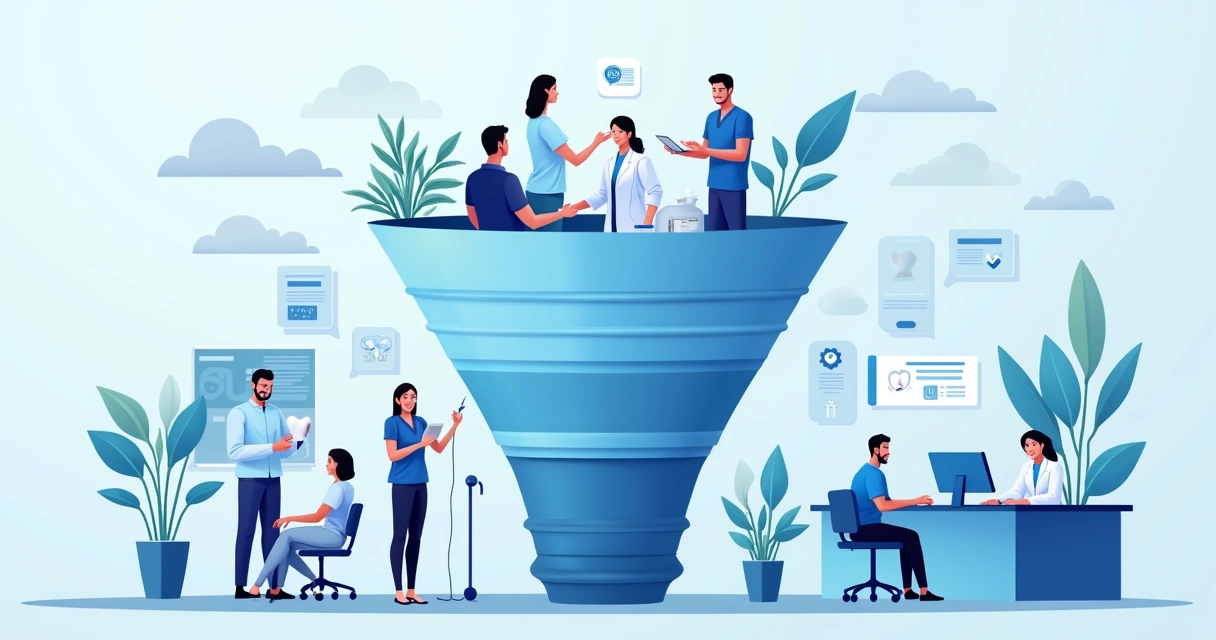 Funil de marketing digital para clínicas odontológicas