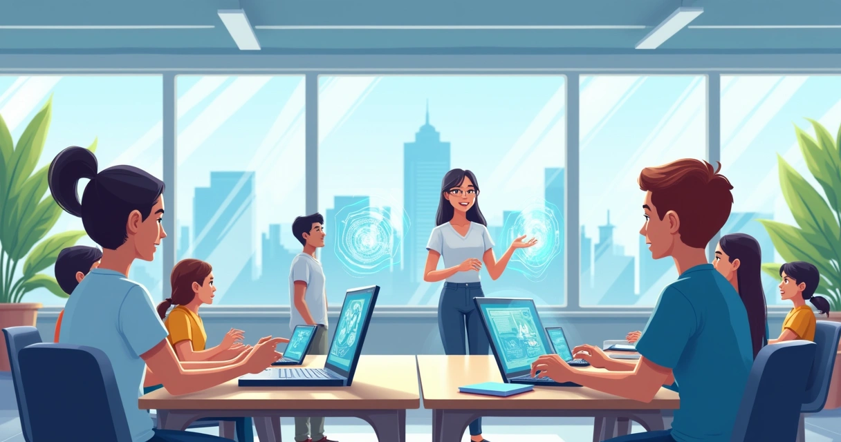 Visão de futuro da educação com IA 