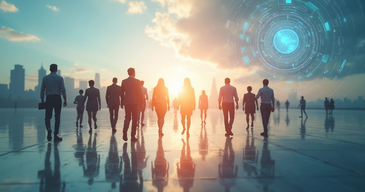 Empresas caminhando para o futuro digital com agentes inteligentes 