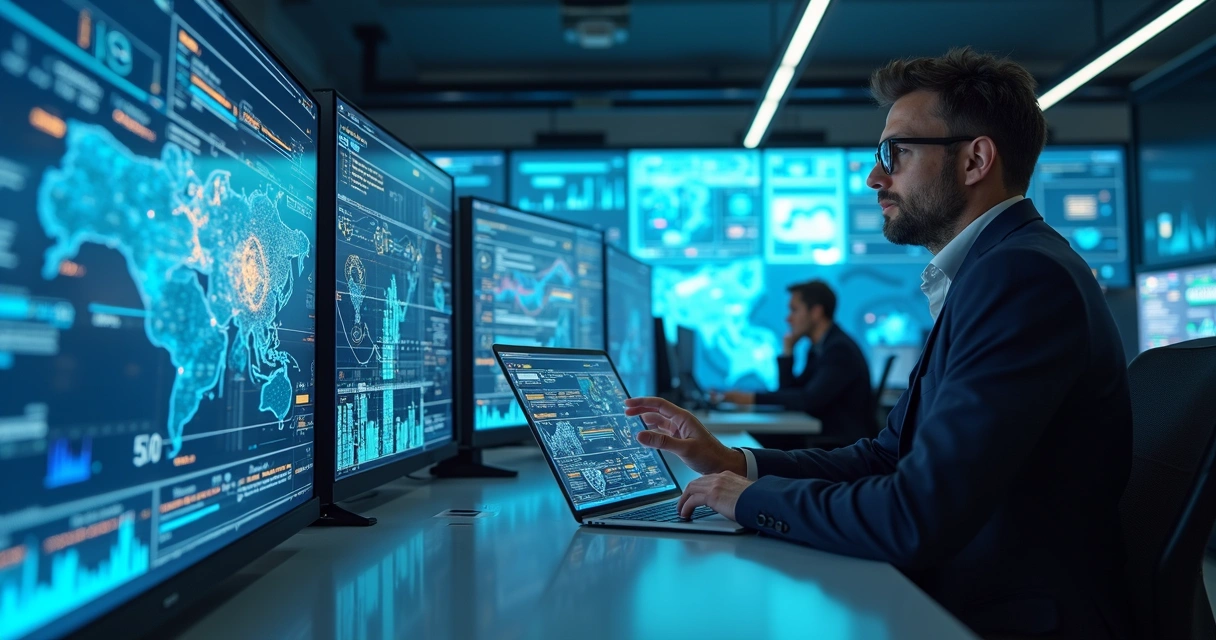 Ilustração de futuro da inteligência artificial nas vendas B2B 