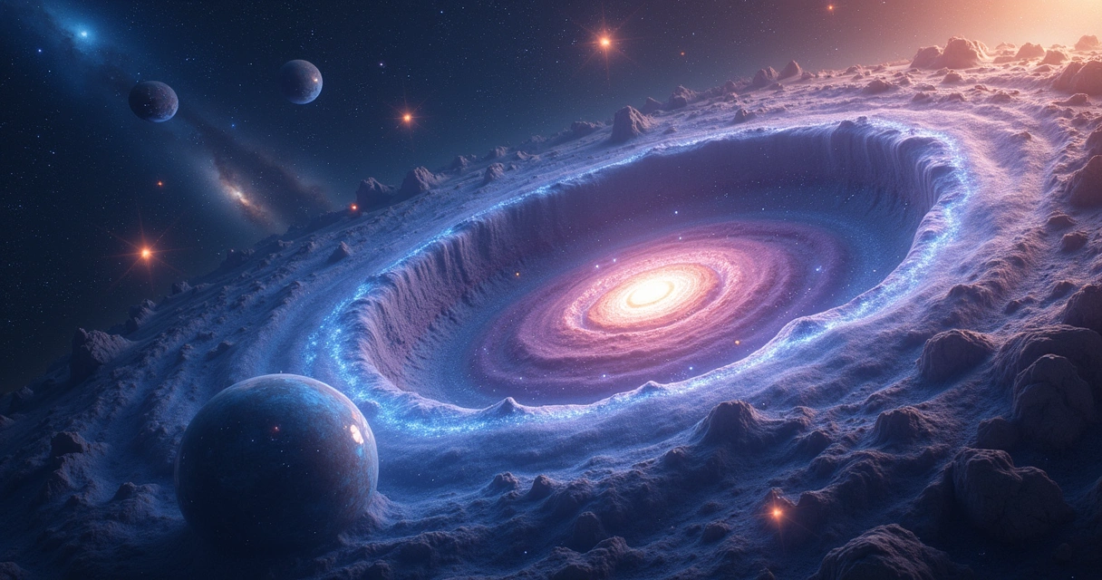 Galáxias em poço gravitacional de Weyl.