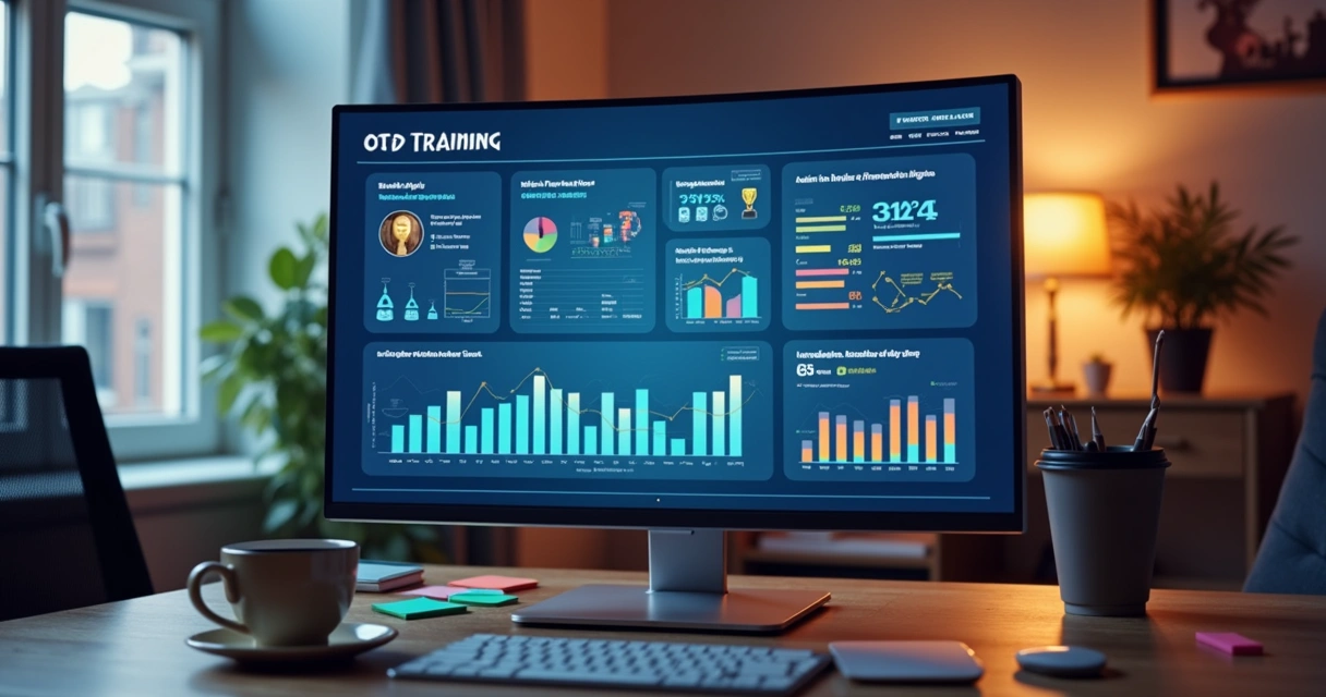 Tela de gamificação em treinamento corporativo 
