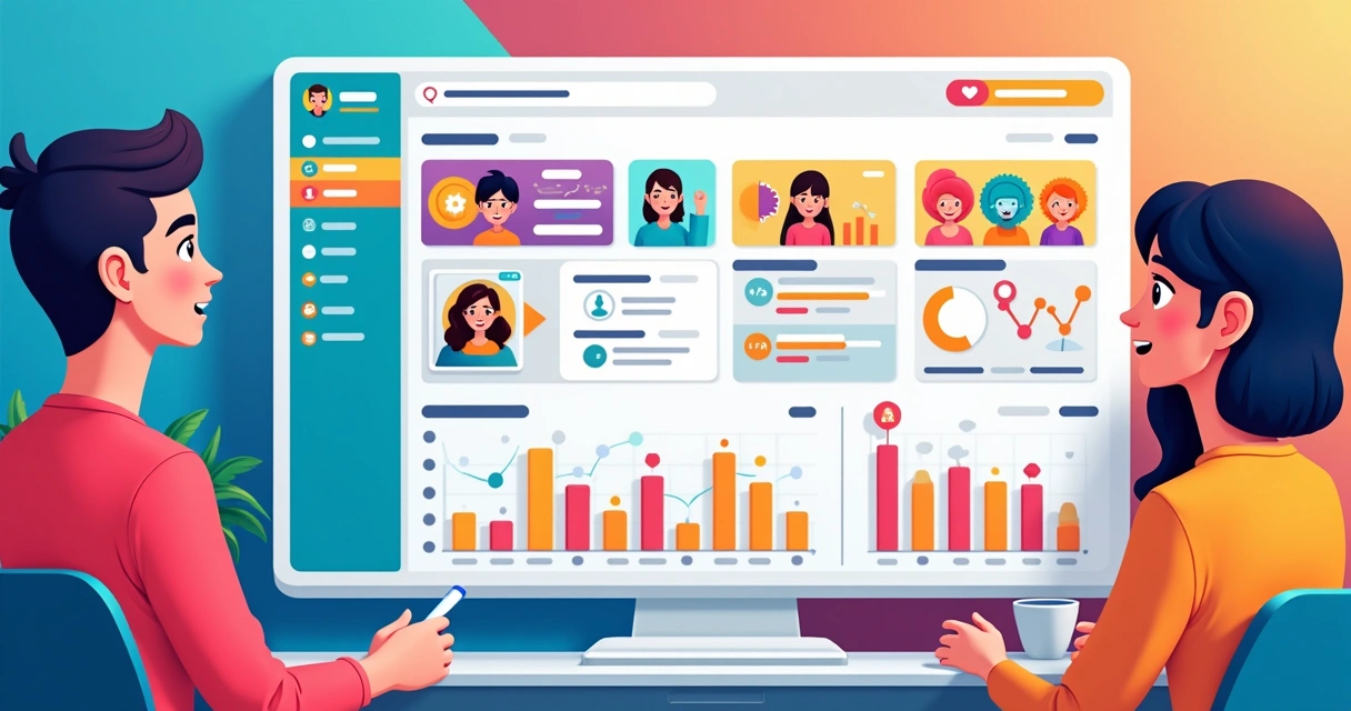 Tela virtual de curso exibindo ranking, medalhas e recompensas 