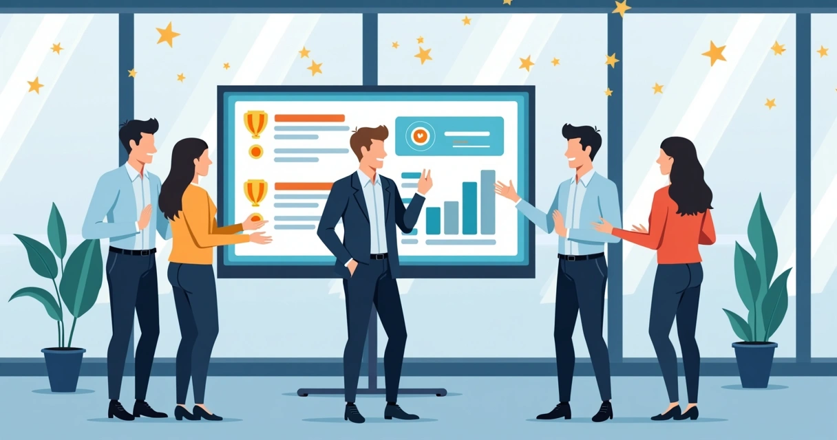 Gamificação em treinamentos corporativos com equipe participando de desafio 