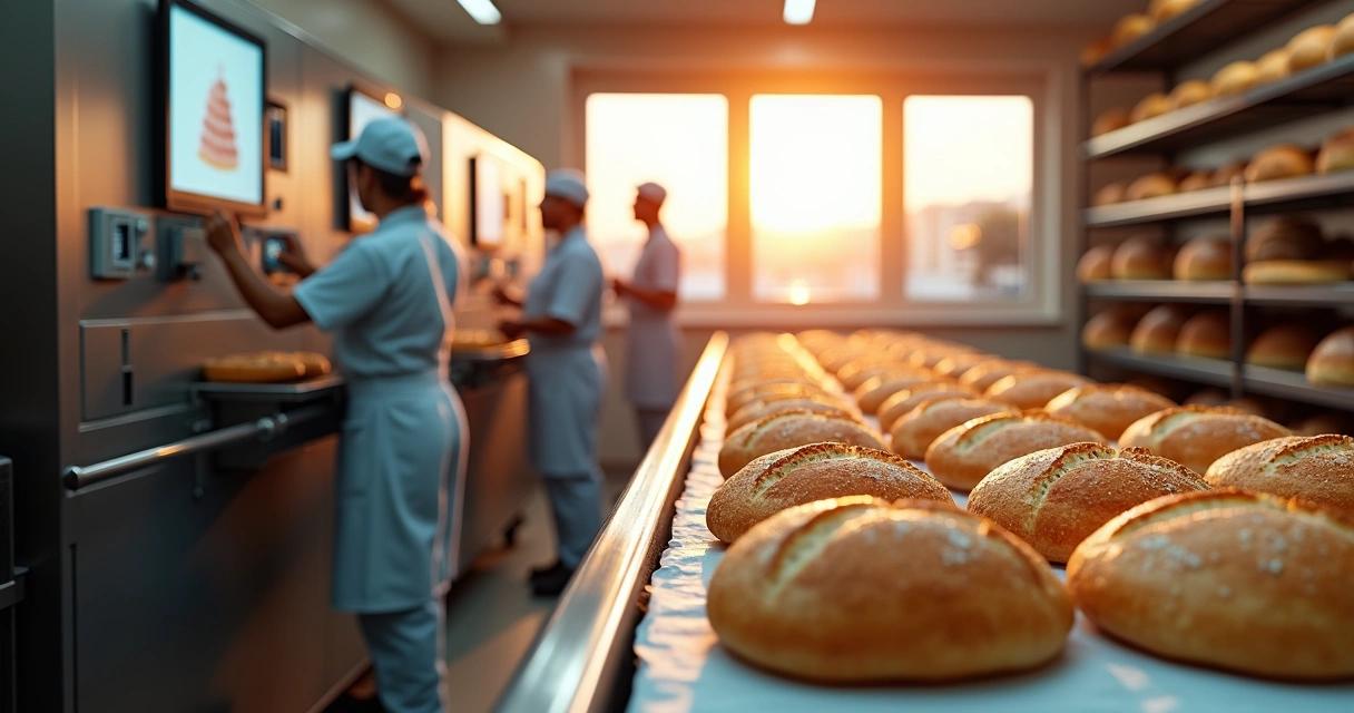 Produção de pães automatizada sem aumento de funcionários
