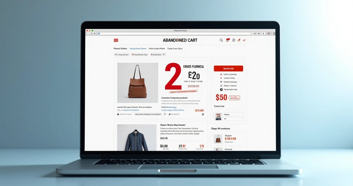 Exemplo de email mostrando escassez de produto no carrinho 