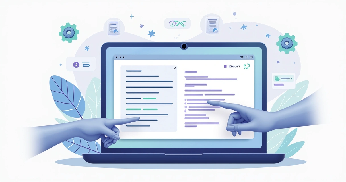 Código sendo gerado automaticamente a partir de linguagem natural 