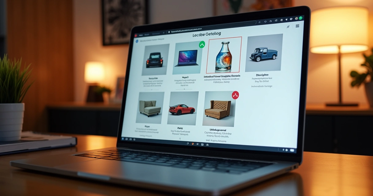 Painel da plataforma Gopage criando catálogo digital B2B 