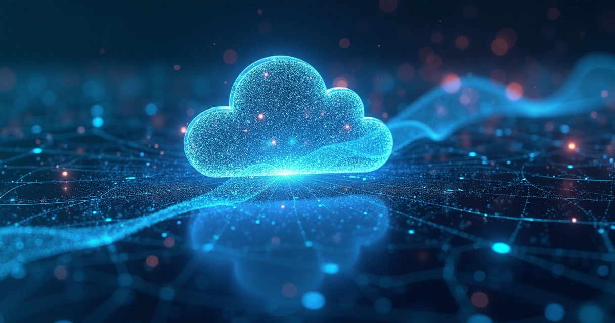 Tela ultradetelhada mostrando comparação entre plataformas dedicadas de apps e clouds tradicionais com gráficos e ícones de infraestrutura digital 