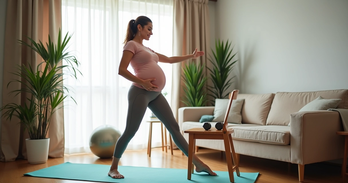 7 exercícios seguros para gestantes no 2º trimestre em casa
