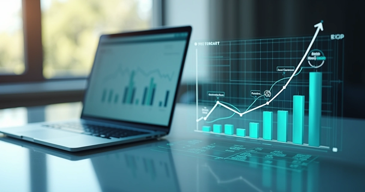 Gráfico de fluxo de caixa incluindo boletos emitidos, pagos e em atraso 