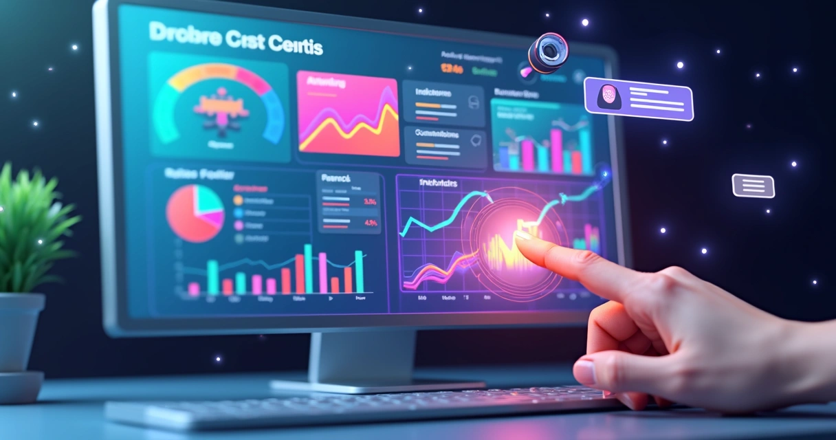 Dashboard digital de gestão de canais com parceiros, KPIs e funil de vendas 
