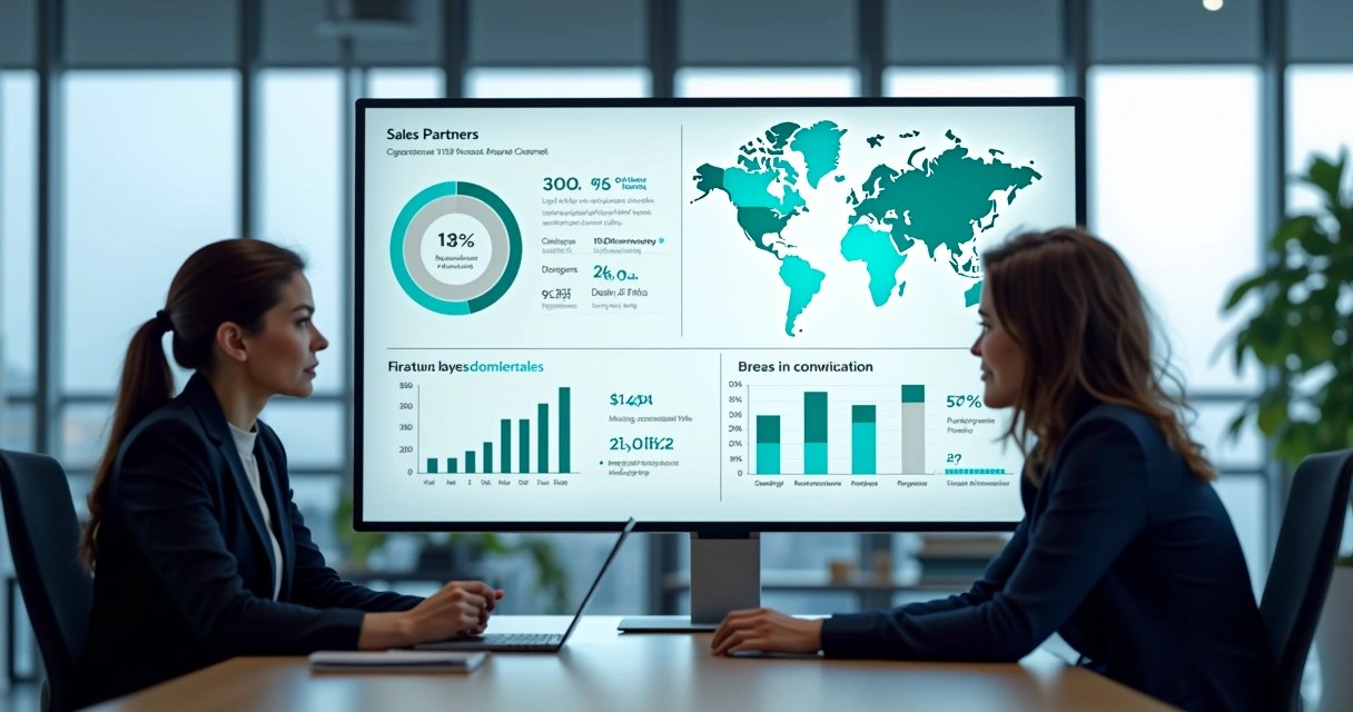 Como definir metas de parceiros usando dados de performance Gestão de canais de parceiros com gráficos digitais e reuniões