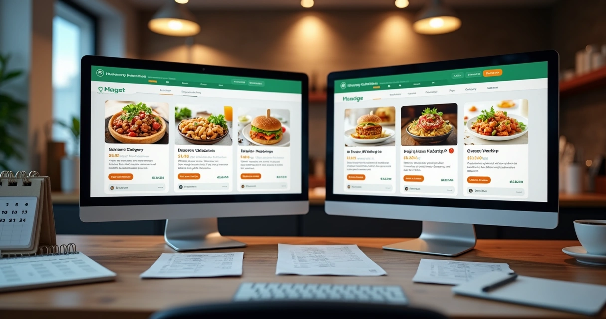 Gestão centralizada de cardápio digital para diferentes marcas em uma tela 