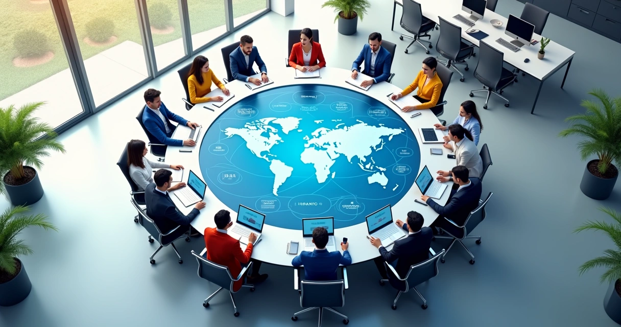 Gestão centralizada de dados entre setores da empresa 