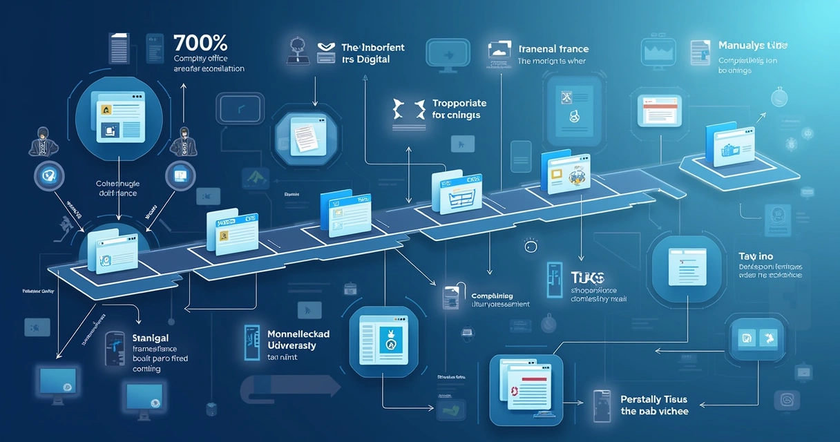 Infográfico detalhando o fluxo do uso de certificados digitais em escritórios de contabilidade 