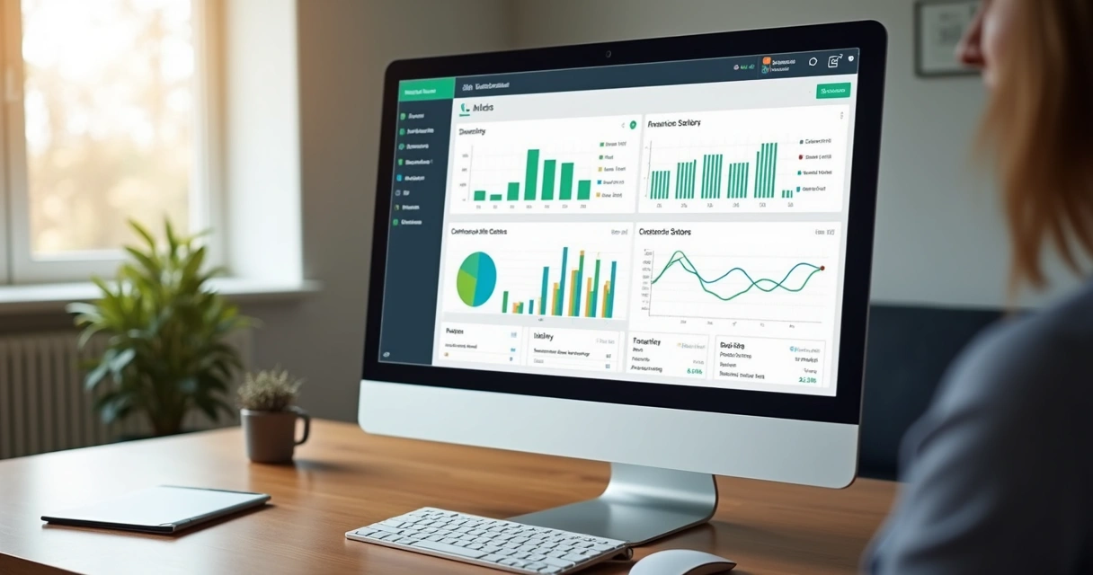 Tela de plataforma SaaS de gestão de aluguel digital 