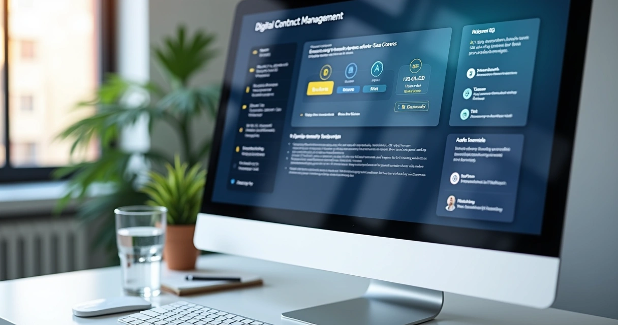 Tela de agente gerindo contratos digitais 