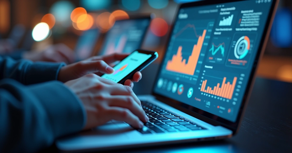 Gestão digital da marca em vários dispositivos 