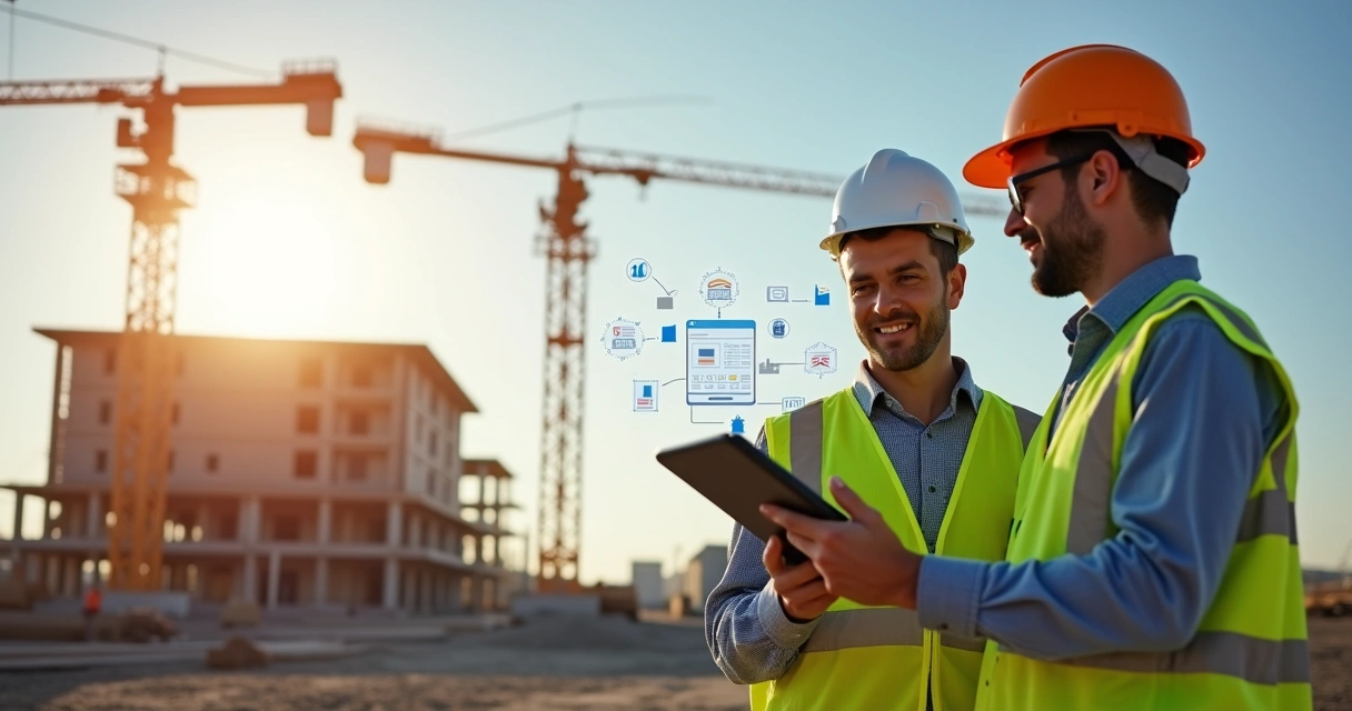 Gestão digital de documentos de obra via software 