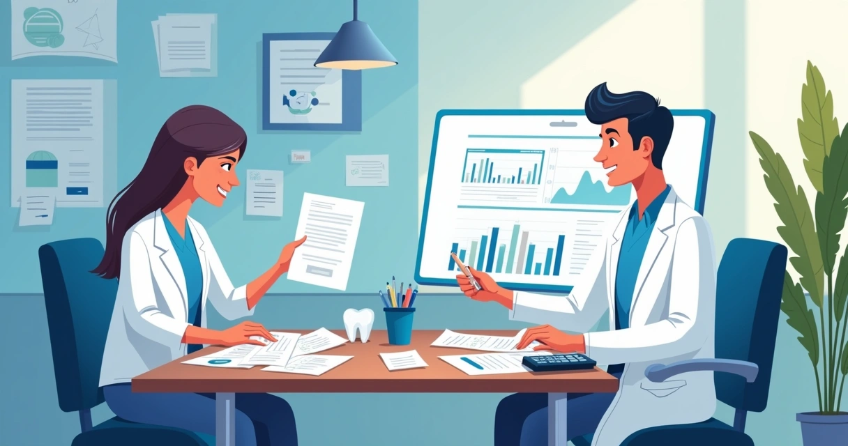 Comparação entre gestão financeira com papel e digital em uma clínica dental