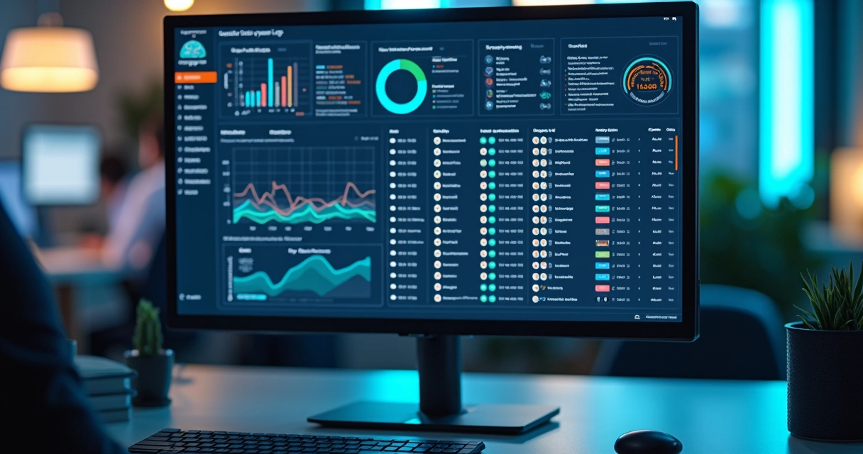 Tela de computador com registros de logs de acesso a documentos digitais.