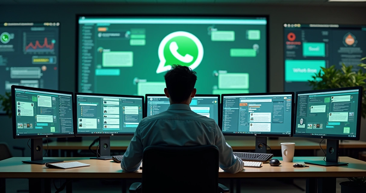 Gestão em escala de mensagens via WhatsApp para imobiliárias