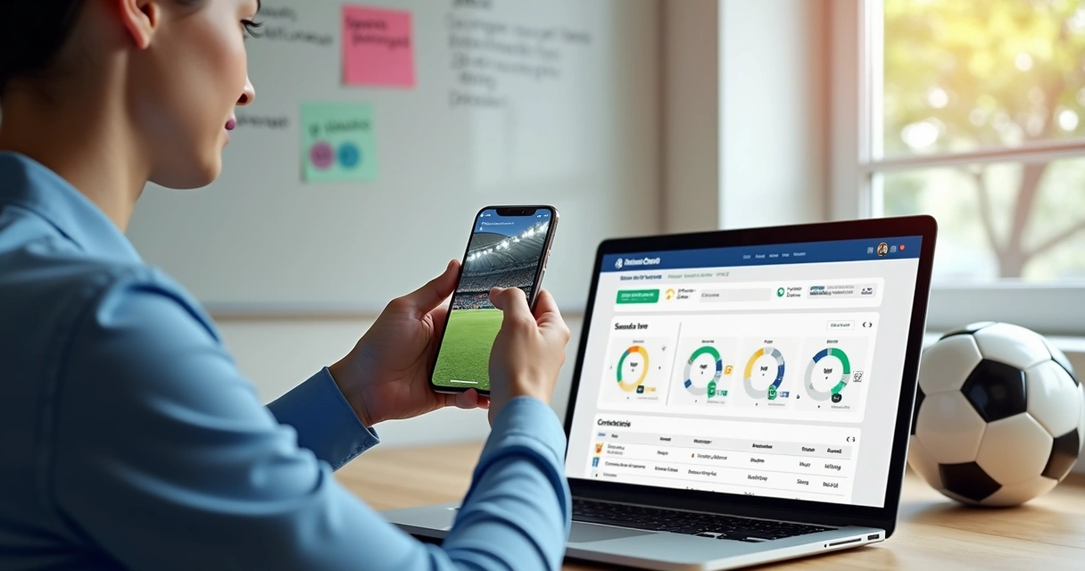 Dashboard de gestão escolar em celular com gráficos e lista de alunos