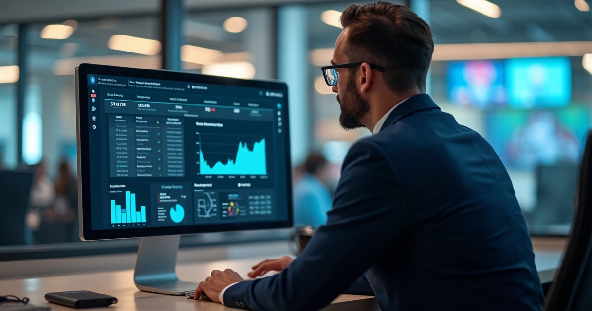 Gestor monitora painel digital de desempenho de alunos de futebol