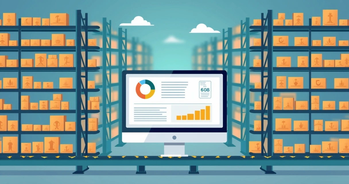 Controle de estoque automatizado em tela de ERP para distribuidora