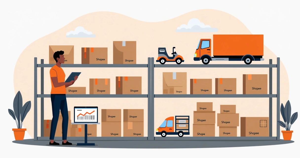 Gestão de estoque para vendas na Shopee