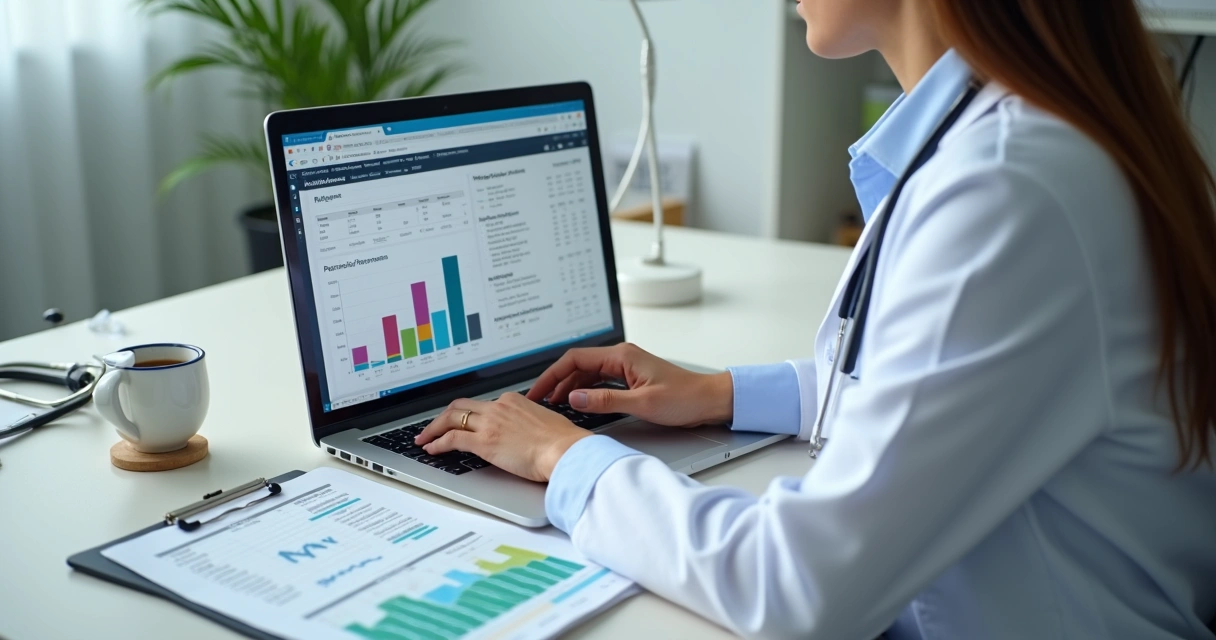 Gestão financeira digital em consultório médico
