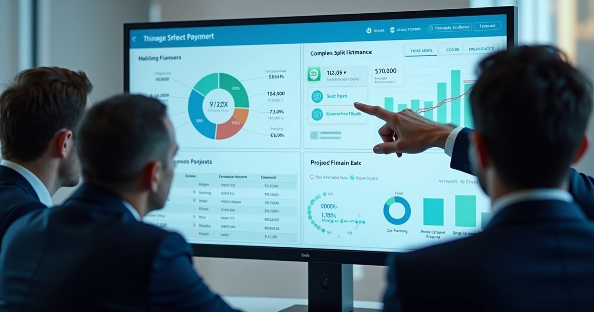 Centralização dos fluxos financeiros em plataforma digital com múltiplos módulos integrados 