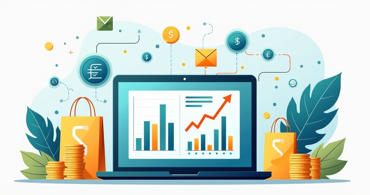 Como calcular seu lucro real no Mercado Livre em 2026 2 Ilustração de gestão de preços e frete em operação de e-commerce
