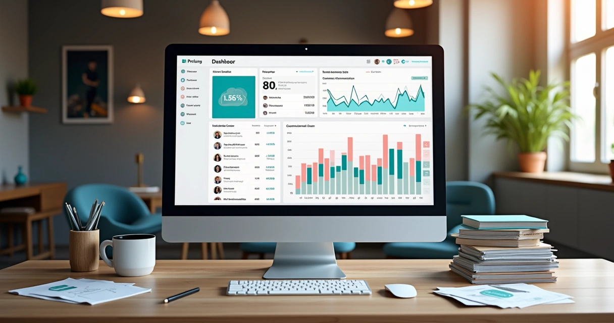 Painel financeiro e gráfico de vendas para revendedores gráficos 