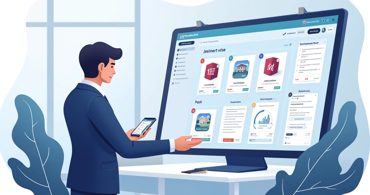 Gestão digital de imóveis com funil kanban e integração com aplicativos móveis 