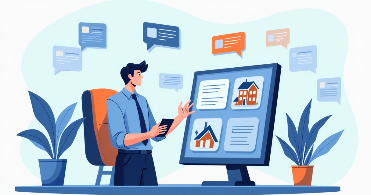 Integração de gestão de imóveis e CRM no site imobiliário 