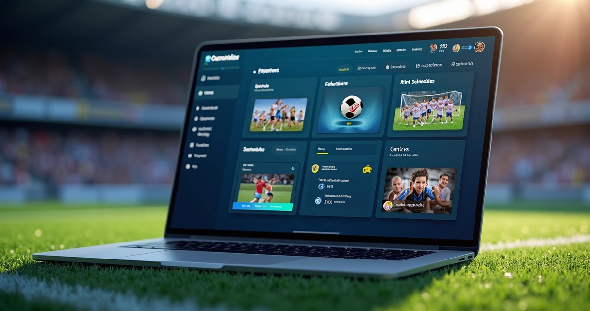 Interface única de gestão escolar para futebol