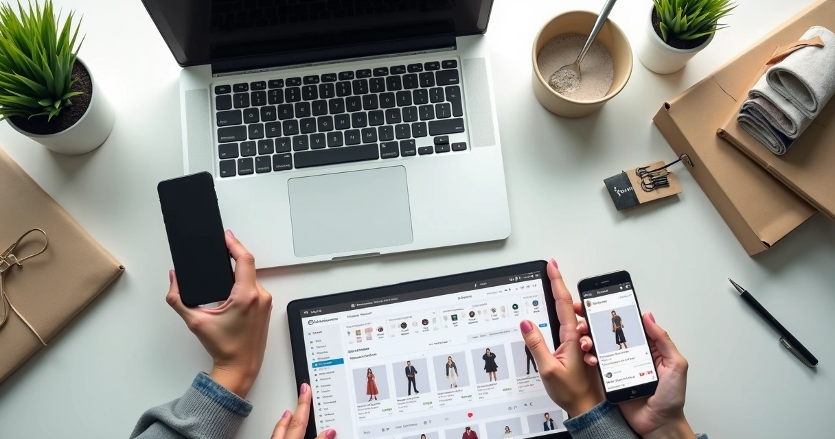 Painel de gestão de loja de roupas com pedidos, clientes e produtos 