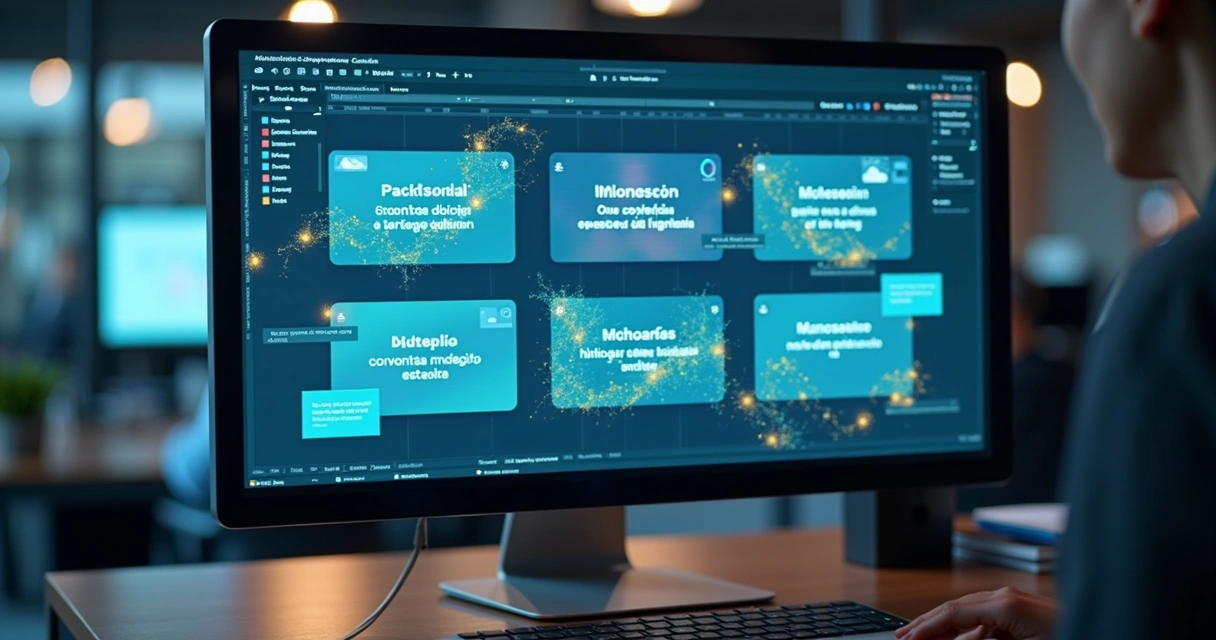 Tela de plataforma mostrando gestão de múltiplas empresas 