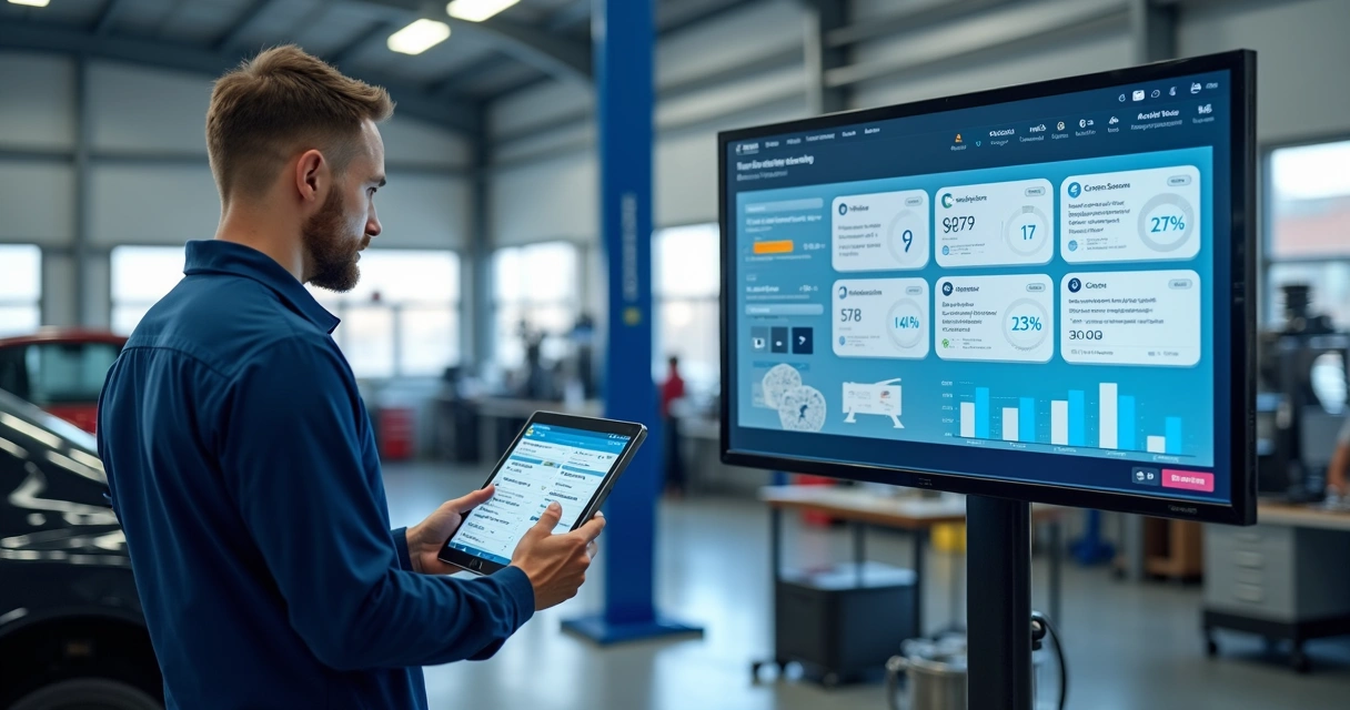 Gestão de oficina com técnico e tela de CRM 