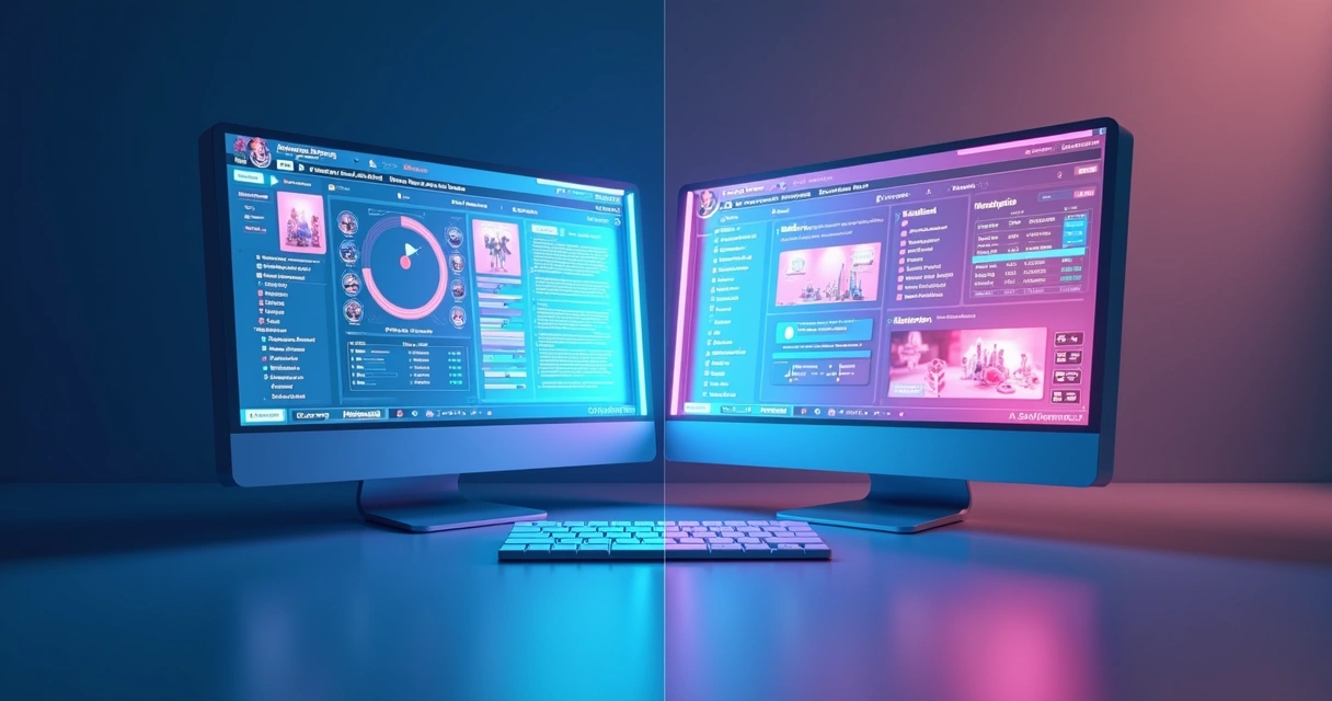 Comparativo: gerenciar parceiros no CRM vs. PRM dedicado Gestão de parceiros com painéis comparando CRM e PRM
