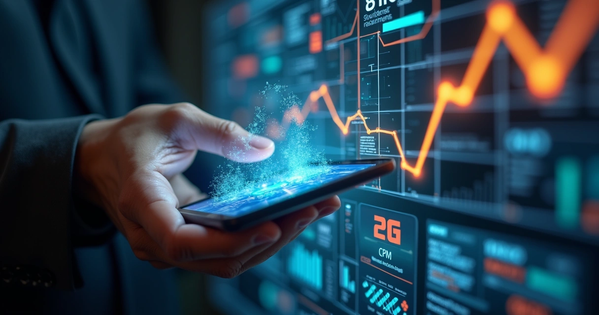 Gestão de relacionamento digital com telas de CRM 