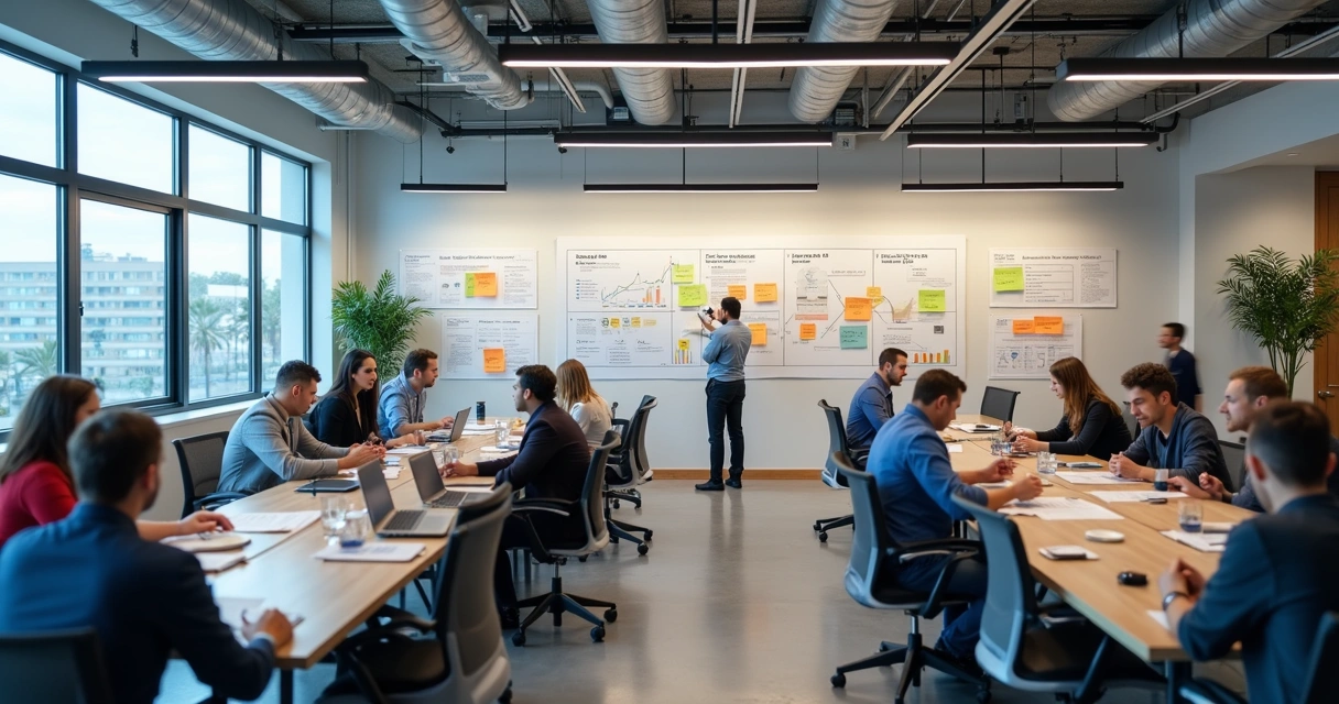 Organização de tarefas e pessoas em ambiente de escritório 