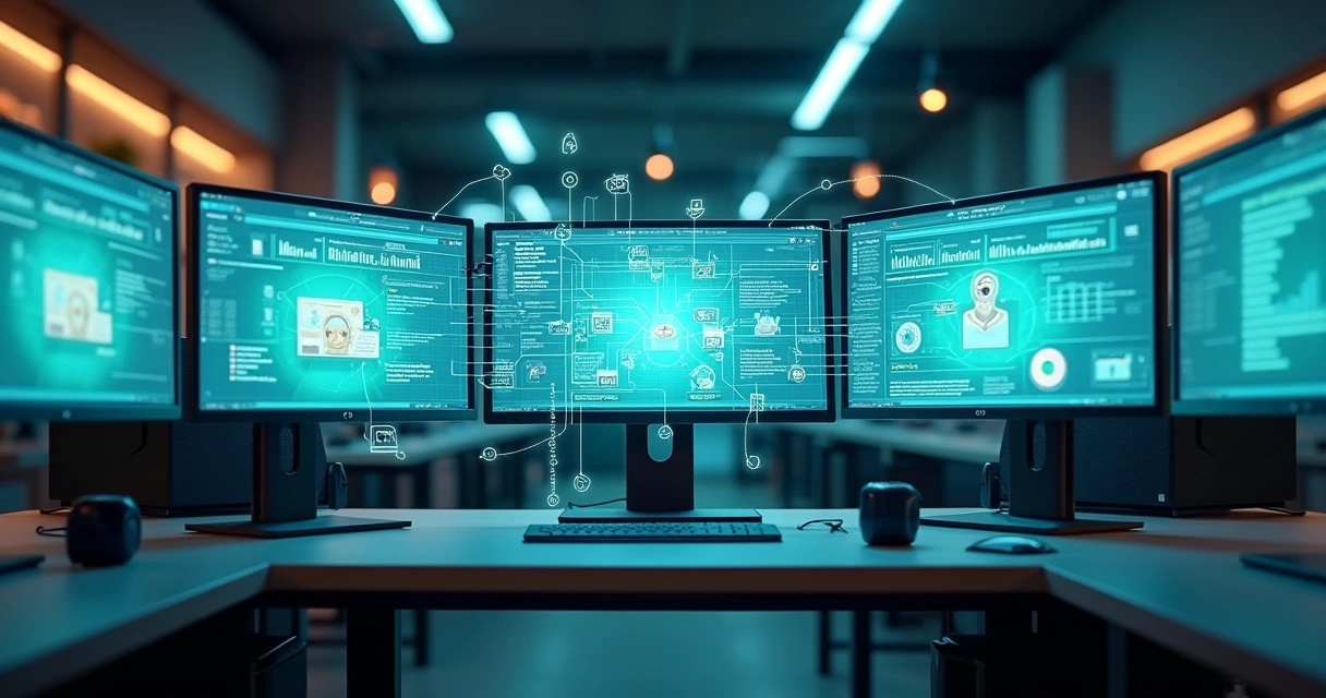 Gestão centralizada por ERP mostrando vários canais de venda conectados 