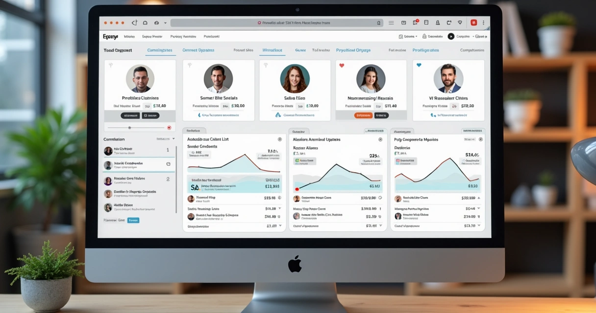 Painel de gestão de vendedores para catálogo digital de atacado 