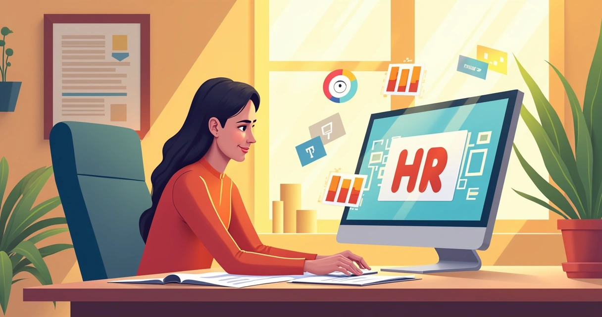 Gestión digital de movimientos laborales con datos visibles en pantalla 