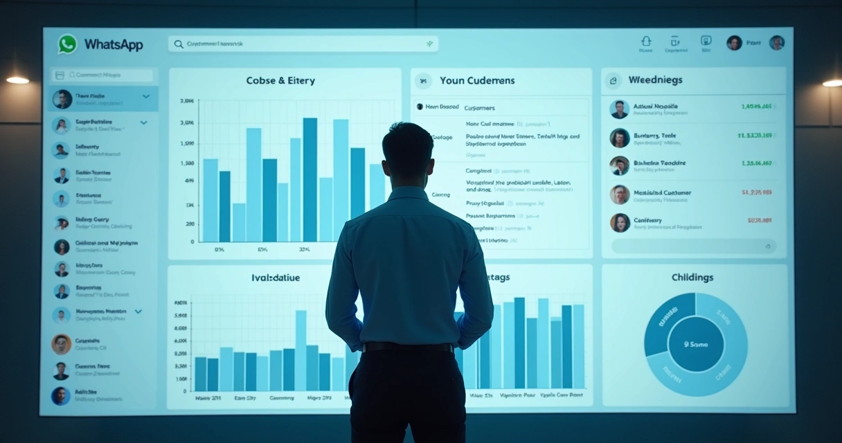 Gestor de vendas analisando o histórico centralizado em dashboard digital 