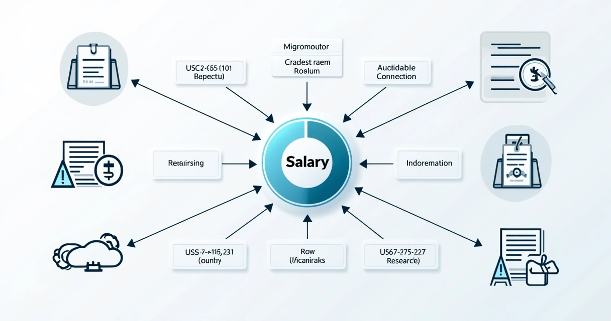 Diagram of global payroll split for researchers 