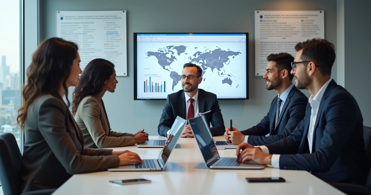 Diverse team conducting inclusive job interview 